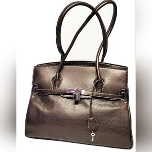 Metallic Brown Handbag Shoulder bag Fashion Bug Parties